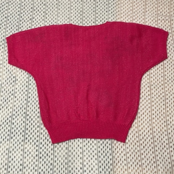 Vintage 80s Jaclyn Smith Knit Pink Sweater - Picture 11 of 16